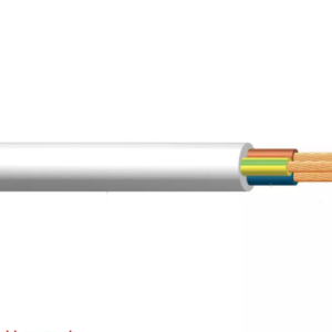 Przewód mieszkaniowy H03VV‑F (OMY) 3x1 żo biały /100m/